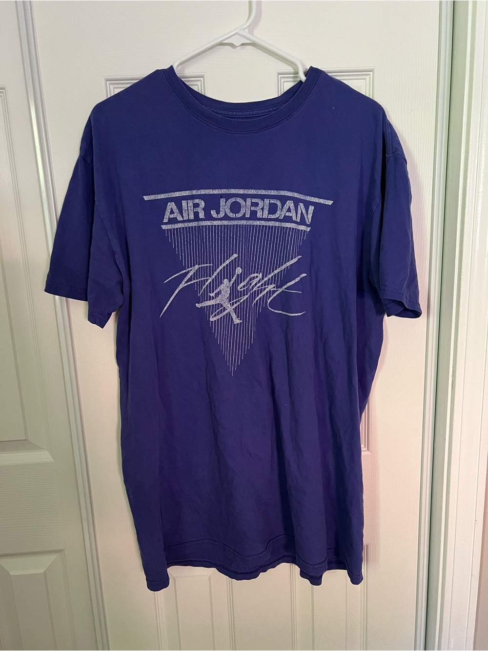 Jordan Purple Short-Sleeve Graphic Logo Tee